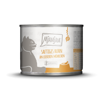 Mjamjam - Saftiges Huhn an leckeren Möhrchen