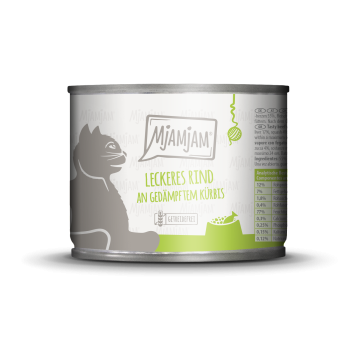 Mjamjam - Leckeres Rind an gedämpftem Kürbis