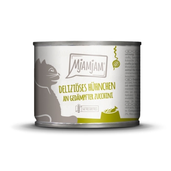 Mjamjam - Deliziöses Hühnchen an gedämpfter Zucchini