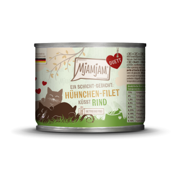 Mjamjam - DUETT - Hühnchen-Filet küsst Rind