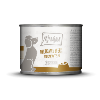 Mjamjam - Delikates Pferd an gedämpfen Kartoffeln