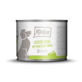 Mjamjam - Leckeres Rind mit knackigen Erbsen