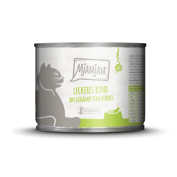 Mjamjam - Leckeres Rind an gedämpftem Kürbis