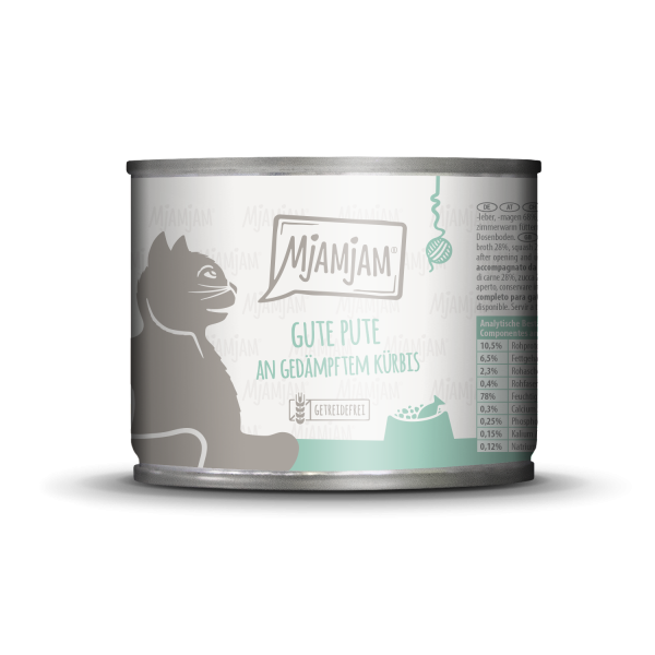 Mjamjam - Gute Pute an gedämpftem Kürbis