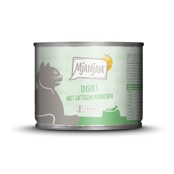 Mjamjam - Insekt mit saftigem Hühnchen