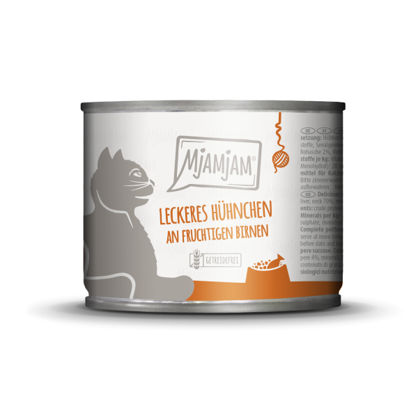 Mjamjam - Leckeres Hühnchen an fruchtigen Birnen