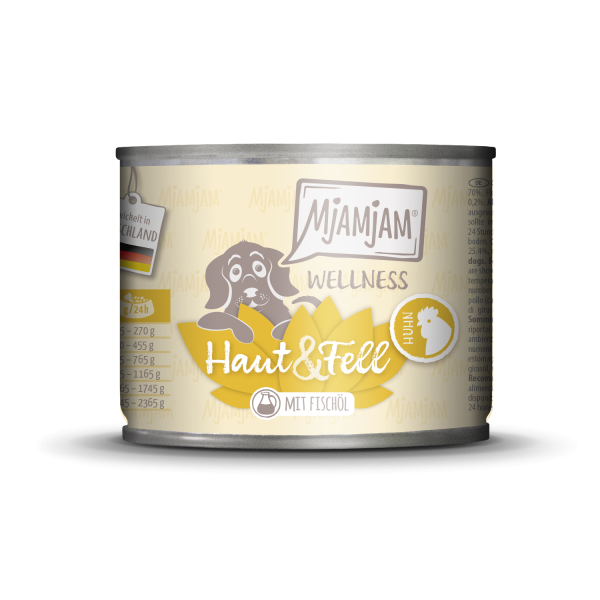 Mjamjam - WELLNESS - Haut und Fell - Huhn