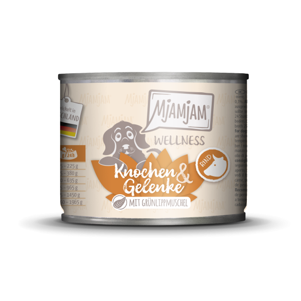 Mjamjam - WELLNESS - Knochen und Gelenke - Rind